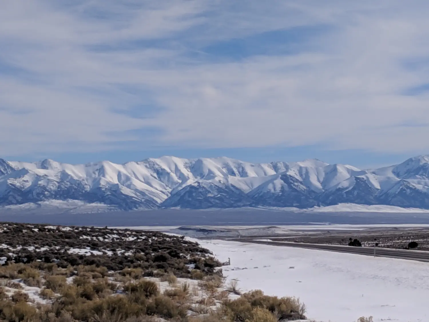 Snow Covered Mountains
